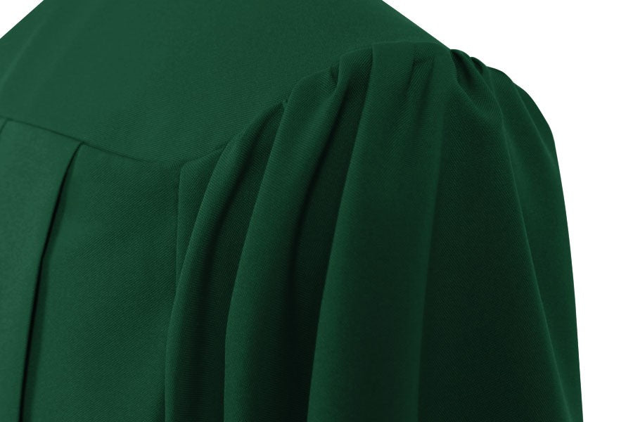Matte Hunter Choir Robe - Church Choir Robes - ChoirBuy