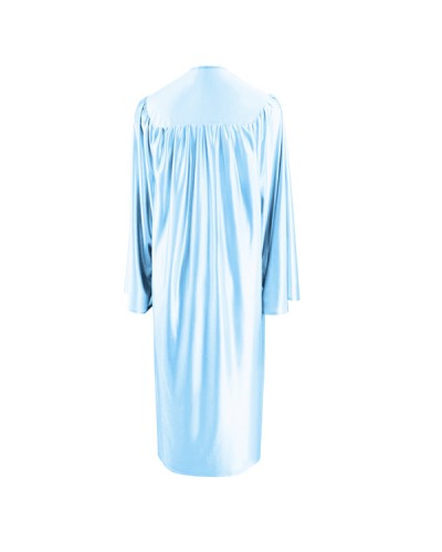 Shiny Light Blue Choir Robe - Church Choir Robes - ChoirBuy