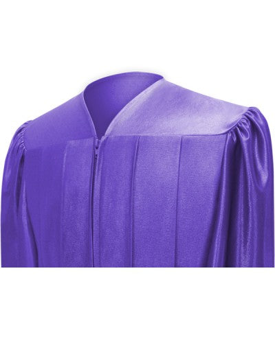 Shiny Purple Choir Robe - Church Choir Robes - ChoirBuy