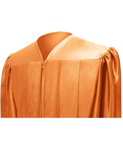 Shiny Orange Choir Robe - Church Choir Robes - ChoirBuy