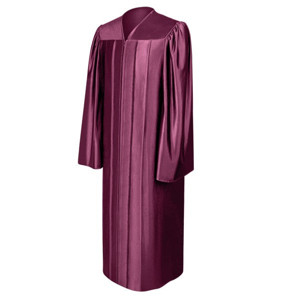 Shiny Maroon Choir Robe - Church Choir Robes - ChoirBuy