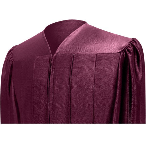 Shiny Maroon Choir Robe - Church Choir Robes - ChoirBuy