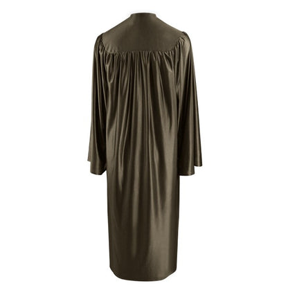 Shiny Brown Choir Robe - Church Choir Robes - ChoirBuy