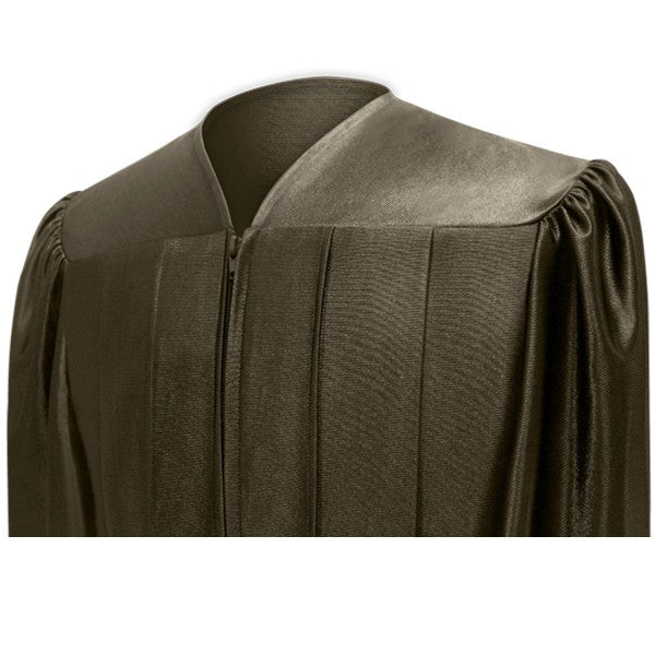 Shiny Brown Choir Robe - Church Choir Robes - ChoirBuy