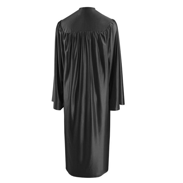 Shiny Black Choir Robe - Church Choir Robes - ChoirBuy