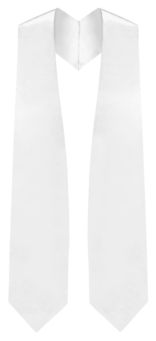 White Traditional Choir Stole - Church Choir Robes - ChoirBuy