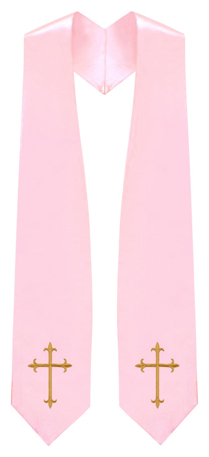 Pink Traditional Choir Stole - Church Choir Robes - ChoirBuy