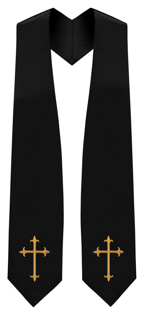 Black Traditional Choir Stole