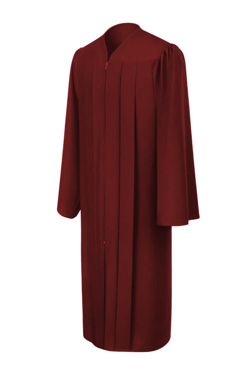 Matte Burgundy Choir Robe - Church Choir Robes - ChoirBuy