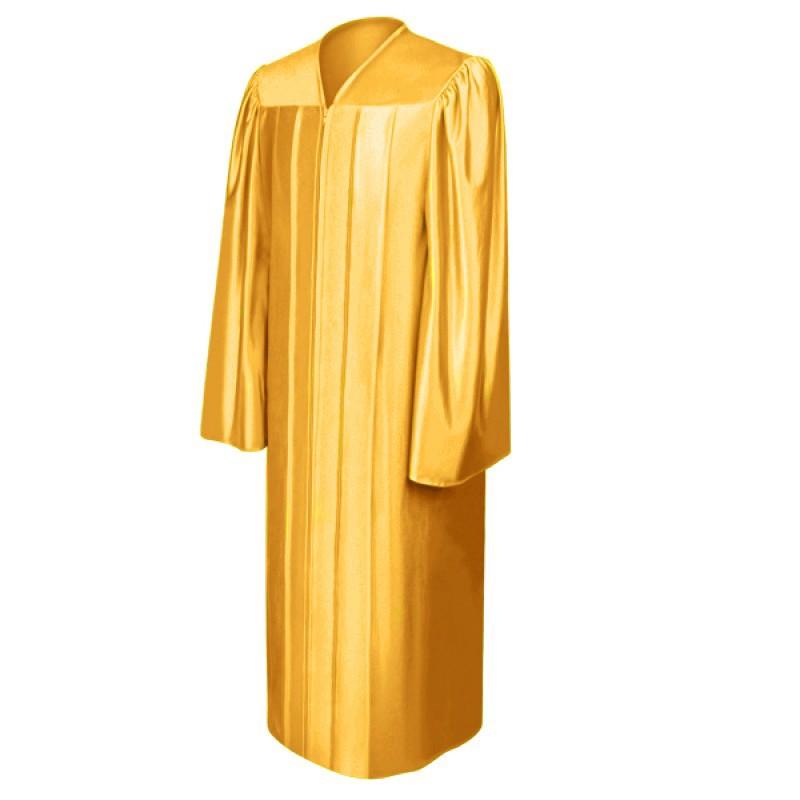 Shiny Antique Gold Choir Robe - Church Choir Robes - ChoirBuy