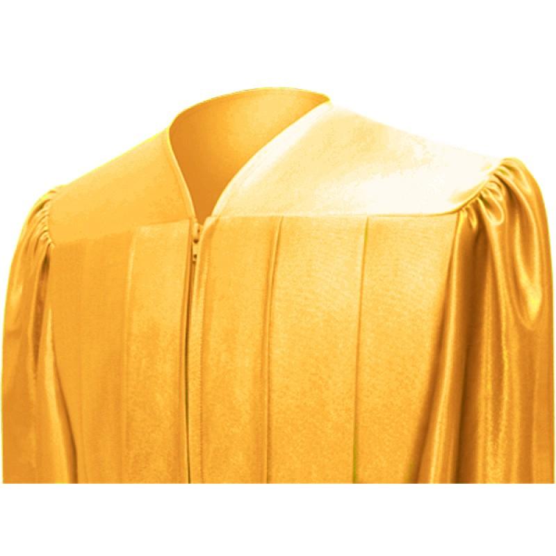 Shiny Antique Gold Choir Robe - Church Choir Robes - ChoirBuy